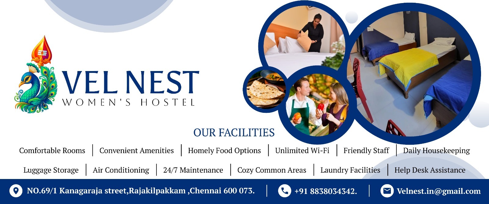Ladies Hostel In Rajakilpakkam, Sembakkam